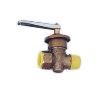 LLAVE PASO GAS DE 1/2 BRONCE  