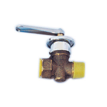 LLAVE PASO GAS DE 1/2 CROMO   