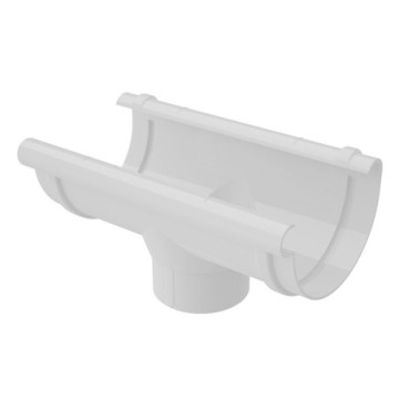 EMBUDO CANALETA  PVC BLANCO   